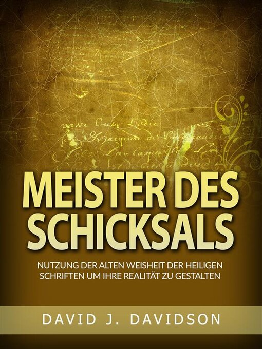 Title details for Meister des Schicksals (Übersetzt) by David J. Davidson - Available